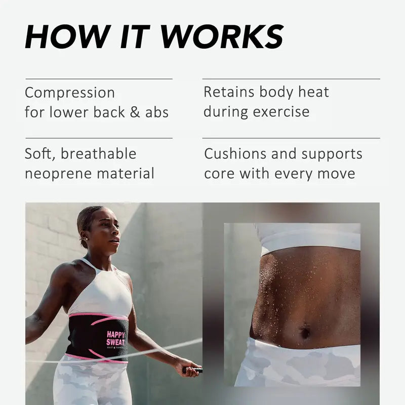 Xuhaha- Women's Neoprene Waist Trainer Belt with Lumbar Support