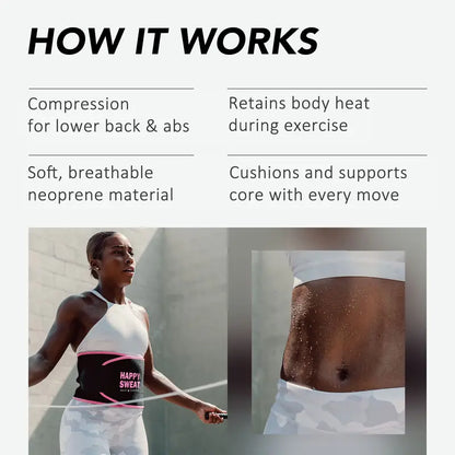 Xuhaha- Women's Neoprene Waist Trainer Belt with Lumbar Support